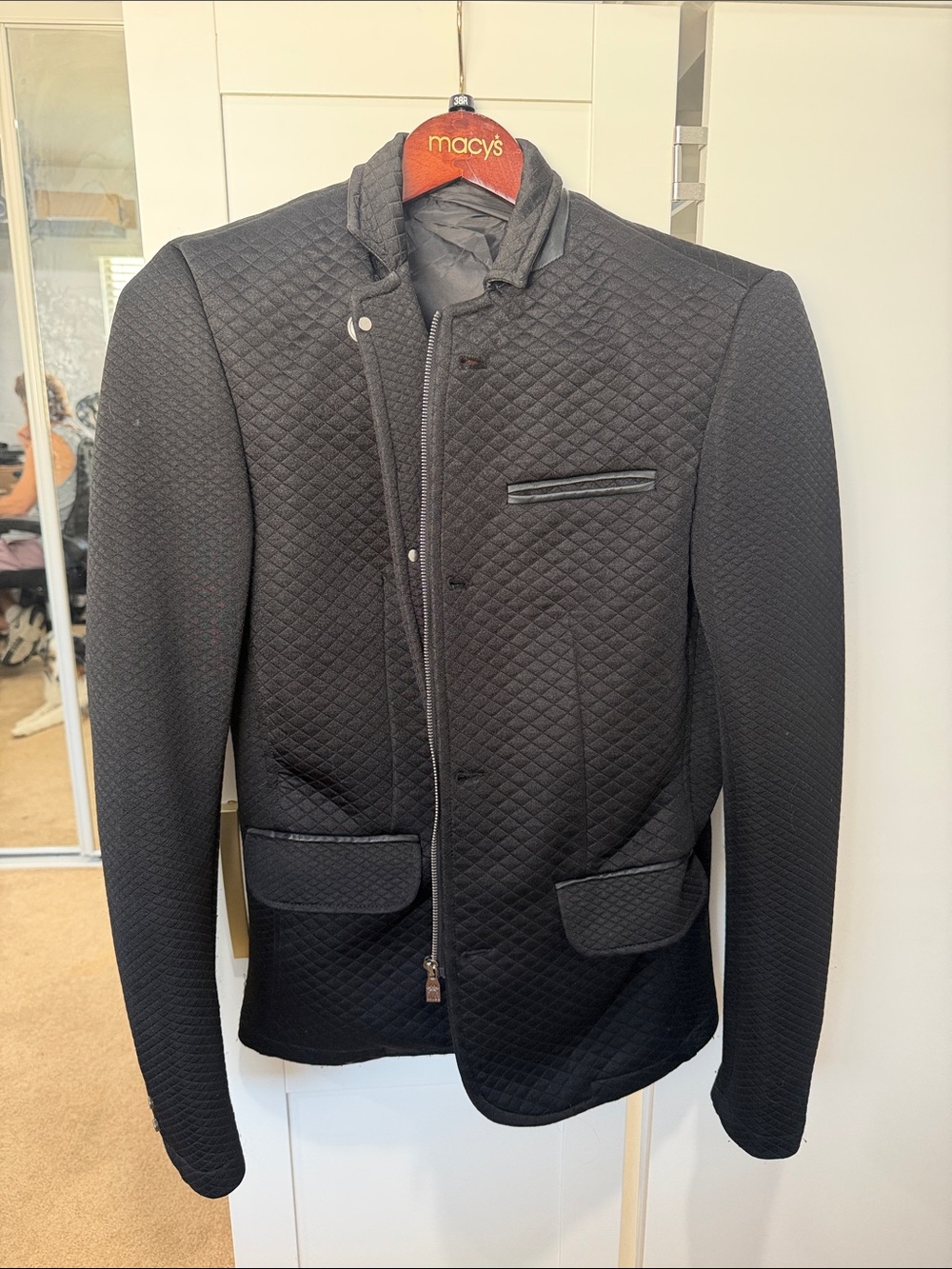 black sport jacket
